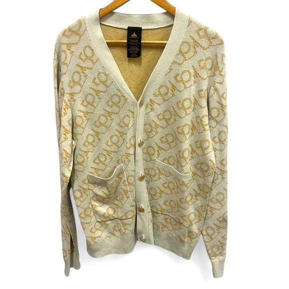 Disney 50th Anniversary Cinderella Castle Cardigan Sweater size XL - Picture 4 of 9